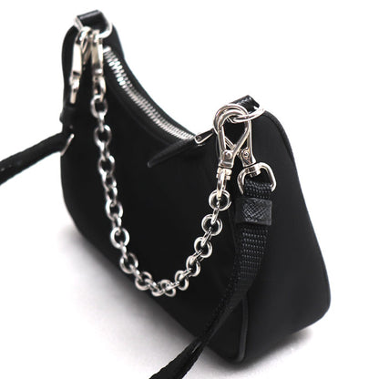 PRADA プラダ マイクロ バッグ テスート 2Wayショルダーバッグ ブラック 1TT122 レディース【中古】【美品】