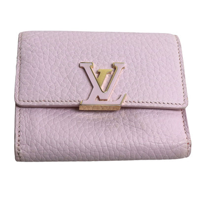 LOUIS VUITTON ルイ・ヴィトン ポルトフォイユ・カプシーヌXS 三つ折り財布 ピンク M81420 IC レディース【中古】