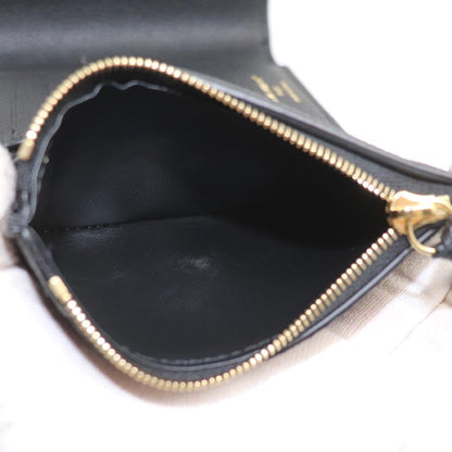 LOUIS VUITTON ルイ・ヴィトン ポルトフォイユ・ヴィクトリーヌ 三つ折り財布 モノグラム アンプラント ブラック M64060 IC レディース【中古】【美品】