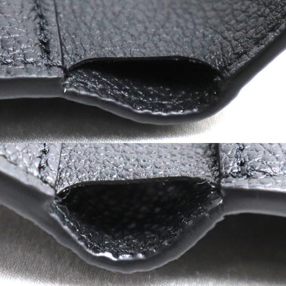 LOUIS VUITTON ルイ・ヴィトン ポルトフォイユ・ヴィクトリーヌ 三つ折り財布 モノグラム アンプラント ブラック M64060 IC レディース【中古】【美品】