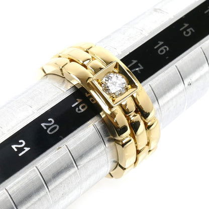 ゆきざき K18YG イエローゴールド REGALIA リング・指輪 ダイヤモンド0.213ct 18号 13.2g メンズ【中古】