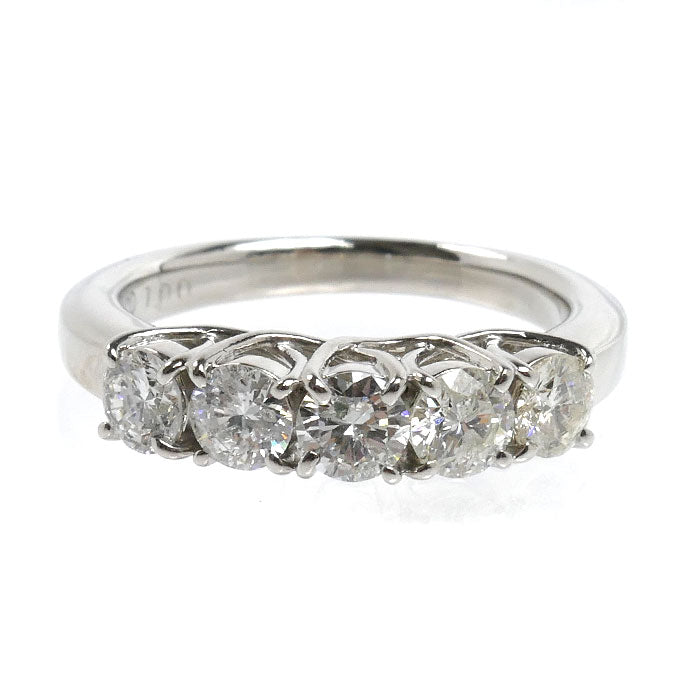 Pt900プラチナ リング・指輪 ダイヤモンド1.00ct 10号 5.9g レディース【中古】【美品】
