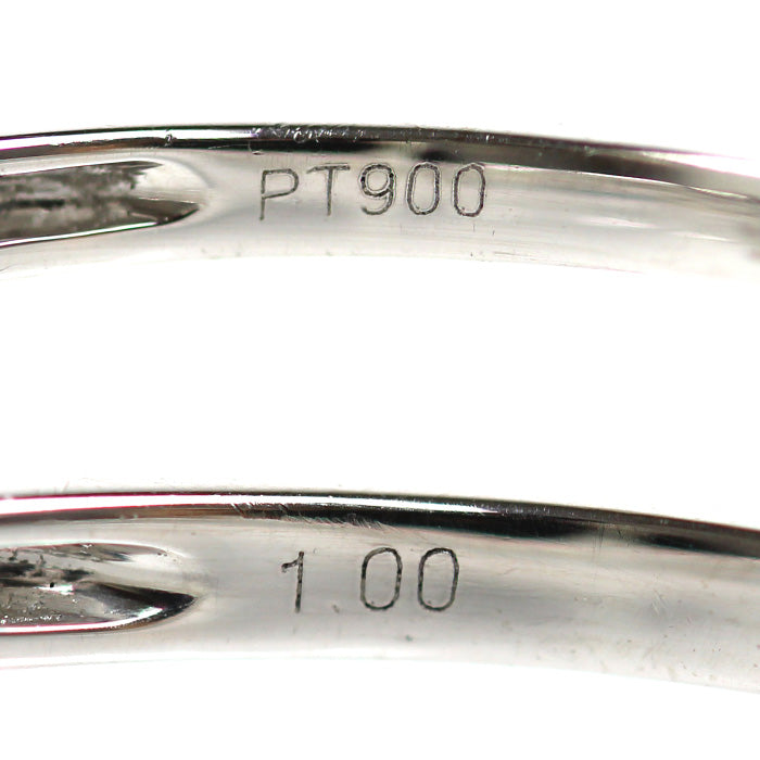 Pt900プラチナ リング・指輪 ダイヤモンド1.00ct 13号 2.8g レディース【中古】