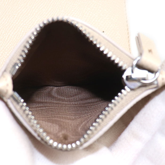Maison Margiela 4ステッチ フリップフラップウォレット 二つ折り財布 ベージュ SA1UI0019 P4745 T2086 ユニセックス【中古】【美品】