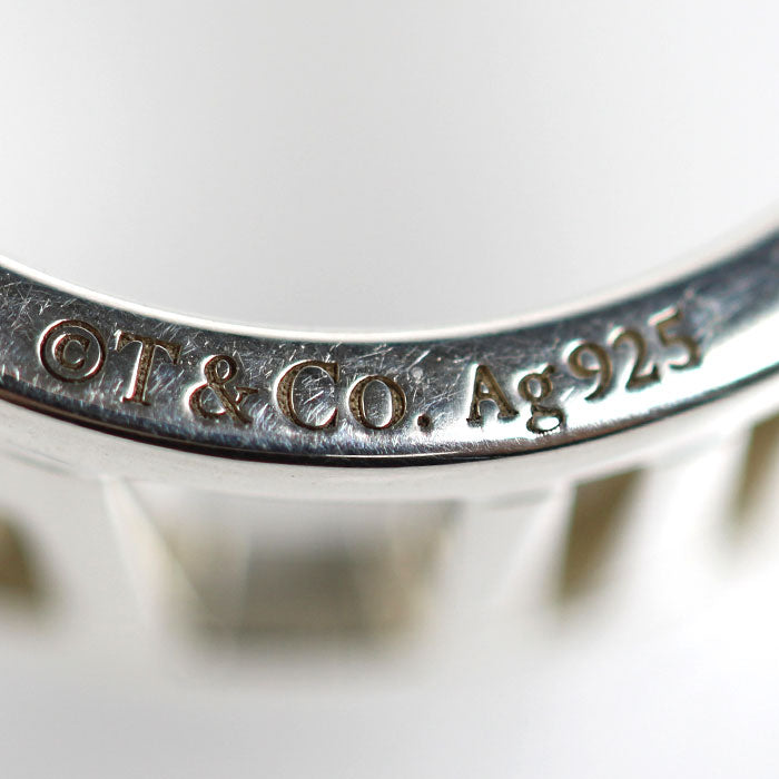 TIFFANY&Co. ティファニー シルバー925 アトラス オープン リング・指輪 7号 3.4g レディース【中古】