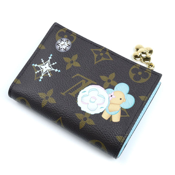 LOUIS VUITTON ルイ・ヴィトン ヴィヴィエンヌ ポルトフォイユ・リサ 二つ折り財布 モノグラム ブラウン M12487 IC レディース【中古】
