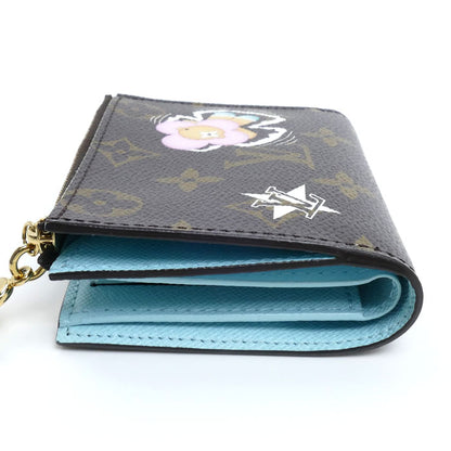 LOUIS VUITTON ルイ・ヴィトン ヴィヴィエンヌ ポルトフォイユ・リサ 二つ折り財布 モノグラム ブラウン M12487 IC レディース【中古】