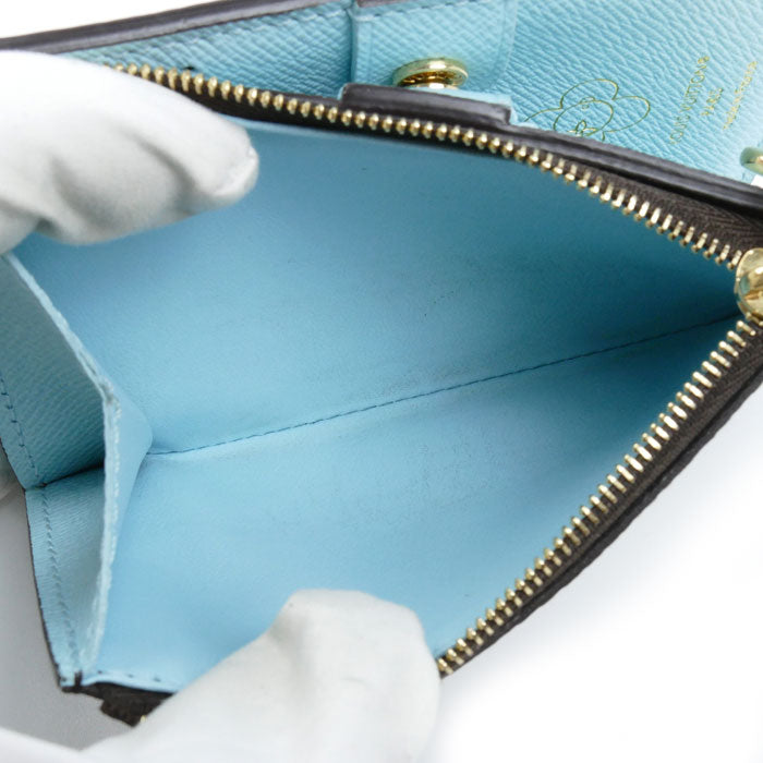 LOUIS VUITTON ルイ・ヴィトン ヴィヴィエンヌ ポルトフォイユ・リサ 二つ折り財布 モノグラム ブラウン M12487 IC レディース【中古】