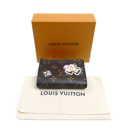 LOUIS VUITTON ルイ・ヴィトン ヴィヴィエンヌ ポルトフォイユ・リサ 二つ折り財布 モノグラム ブラウン M12487 IC レディース【中古】
