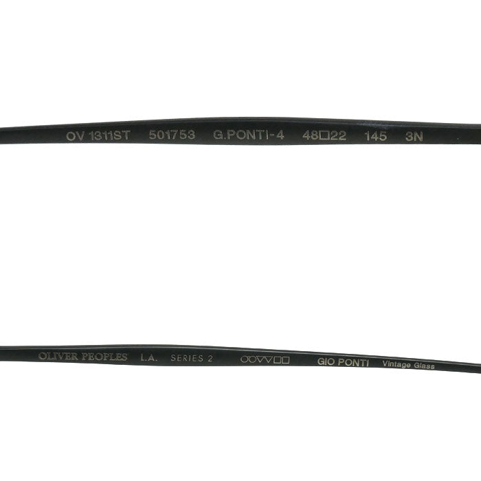 OLIVER PEOPLES オリバーピープルズ G.PONTI-4 ジオ ポンティ サングラス ブラウン マットブラック OV1311STG.PONTI-4 ユニセックス 48□22 145【中古】