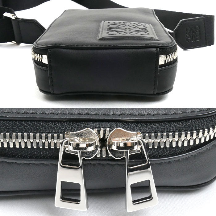 LOEWE ロエベ バーティカル クロスボディポケット ショルダーバッグ ブラック C565S59X01 メンズ【中古】【美品】