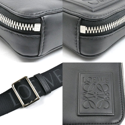 LOEWE ロエベ バーティカル クロスボディポケット ショルダーバッグ ブラック C565S59X01 メンズ【中古】【美品】