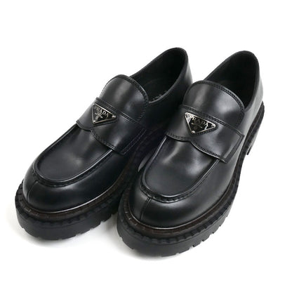 PRADA プラダ トライアングルロゴ ローファー ブラック 2DE148 070 F0002 
7 メンズ【中古】【美品】