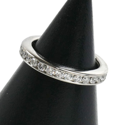 HARRY WINSTON ハリーウィンストン Pt950プラチナ ラウンドカット・チャネルセット リング・指輪 WBDPRDC02C02 ダイヤモンド 5.5号 4.6g レディース【中古】【美品】