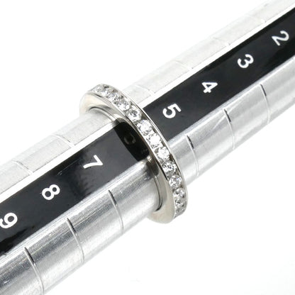 HARRY WINSTON ハリーウィンストン Pt950プラチナ ラウンドカット・チャネルセット リング・指輪 WBDPRDC02C02 ダイヤモンド 5.5号 4.6g レディース【中古】【美品】