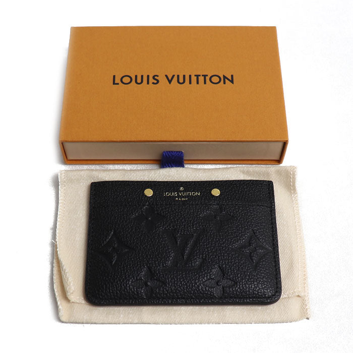 LOUIS VUITTON ルイ・ヴィトン ポルトカルト サーンプル カードケース アンプラント ブラック M69171 ICチップ レディース【中古】【美品】