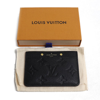 LOUIS VUITTON ルイ・ヴィトン ポルトカルト サーンプル カードケース アンプラント ブラック M69171 ICチップ レディース【中古】【美品】