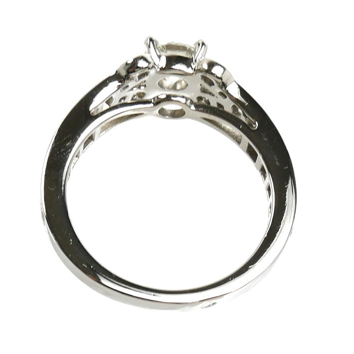 CARTIER カルティエ Pt950プラチナ バレリーナ ソリテール リング・指輪 N4196950 ダイヤモンド0.52ct 9.5号 50 5.4g レディース【中古】