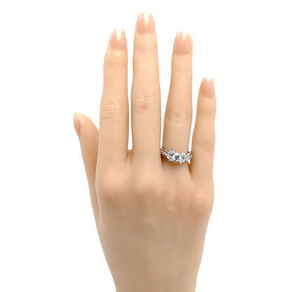 CARTIER カルティエ Pt950プラチナ バレリーナ ソリテール リング・指輪 N4196950 ダイヤモンド0.52ct 9.5号 50 5.4g レディース【中古】