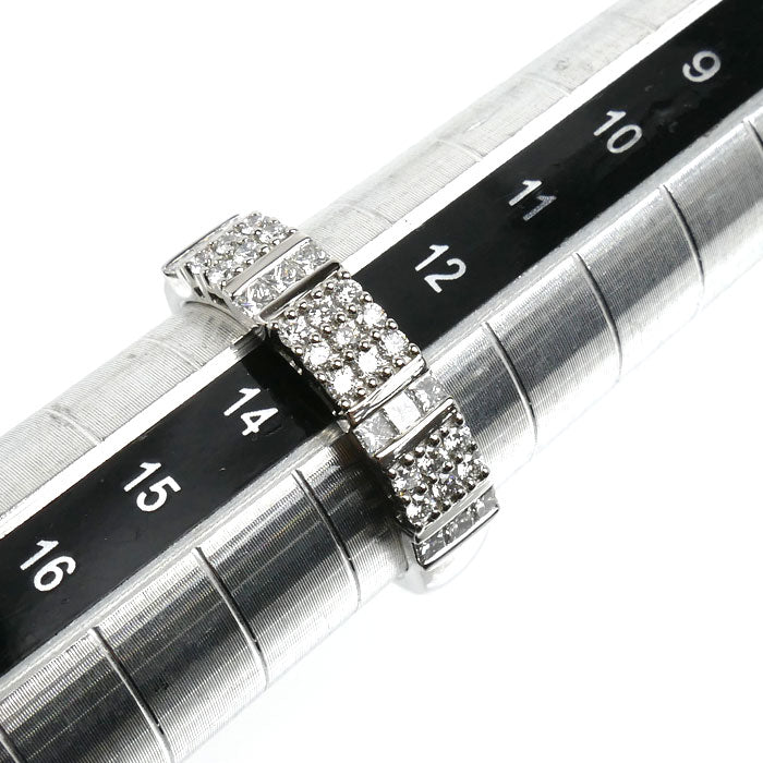 GSTV Pt950プラチナ リング・指輪 ダイヤモンド0.60ct 13号 6.6g レディース【中古】