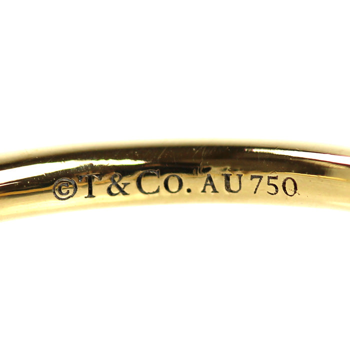 TIFFANY&Co. ティファニー K18YG イエローゴールド Tワイヤー リング・指輪 60147358 18号 3.5g ユニセックス【中古】