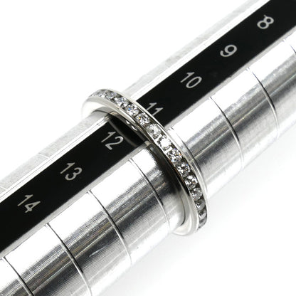 TIFFANY&Co. ティファニー Pt950プラチナ フルエタニティ チャネルセッティング リング・指輪 ダイヤモンド 11号 3.6g レディース【中古】