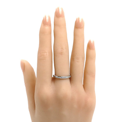 TIFFANY&Co. ティファニー Pt950プラチナ フルエタニティ チャネルセッティング リング・指輪 ダイヤモンド 11号 3.6g レディース【中古】