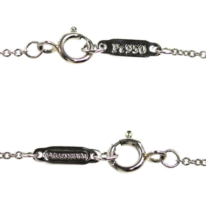 TIFFANY&Co. ティファニー Pt950プラチナ ソリティア ネックレス ダイヤモンド0.22ct 2.3g 40.5cm レディース【中古】