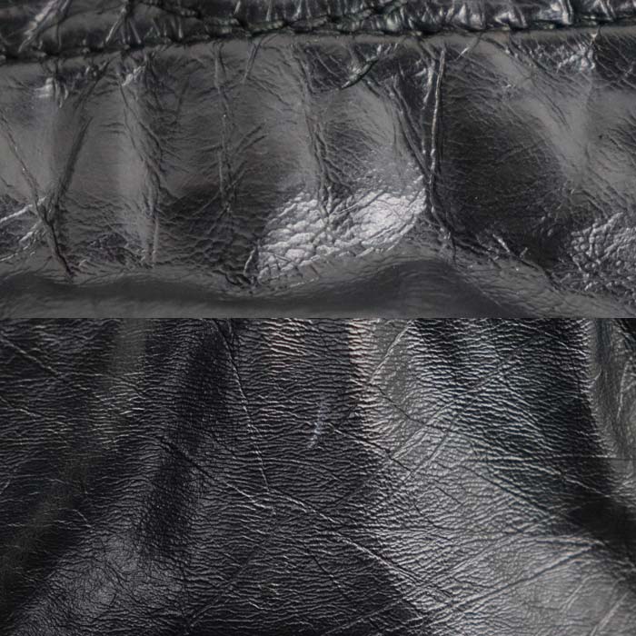 BALENCIAGA バレンシアガ クラッシュ　スモール トートバッグ ブラック 742942 210IT レディース【中古】