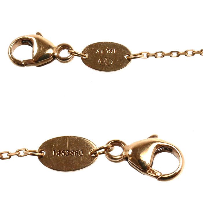 Chaumet ショーメ K18PG ピンクゴールド ジュ ドゥ リアン ブレスレット 082935 ターコイズ ダイヤモンド 2.6g 15.5/16.5/17.5cm レディース【中古】