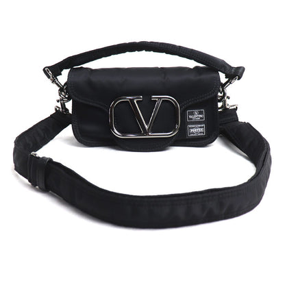 PORTER ポーター VALENTINO x PORTER LOCO(S) ハンドバッグ ブラック 381-06215 レディース【中古】【美品】