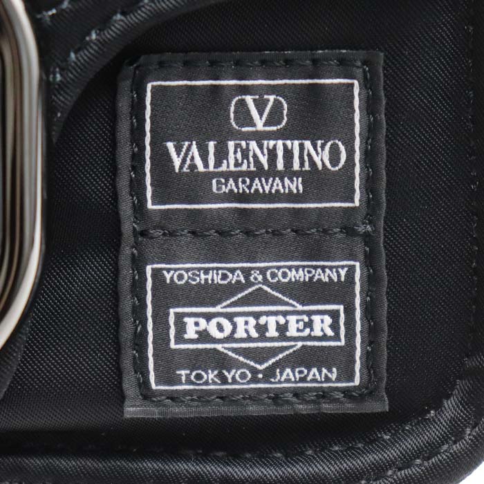 PORTER ポーター VALENTINO x PORTER LOCO(S) ハンドバッグ ブラック 381-06215 レディース【中古】【美品】
