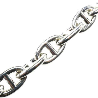 HERMES エルメス シルバー925 シューヌ ダンクル TGM 9コマ ブレスレット 91g レディース【中古】
