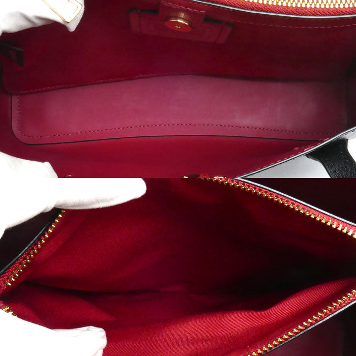 COACH コーチ ミニアベニュー キャリーオール トートバッグ ブラック F73277 レディース【中古】【美品】