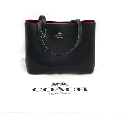 COACH コーチ ミニアベニュー キャリーオール トートバッグ ブラック F73277 レディース【中古】【美品】