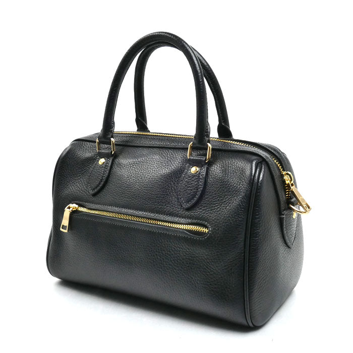 COACH コーチ ローアン サッチェル ボストンバッグ ブラック CV962 IMBLK レディース【中古】