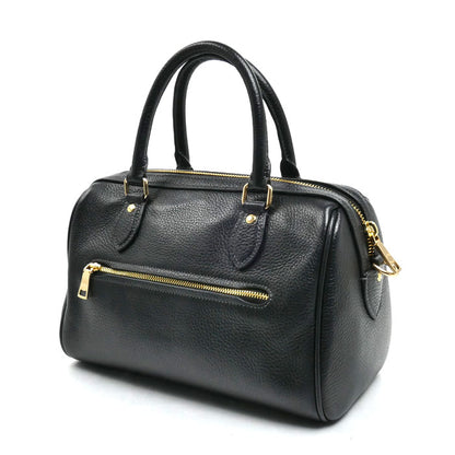 COACH コーチ ローアン サッチェル ボストンバッグ ブラック CV962 IMBLK レディース【中古】