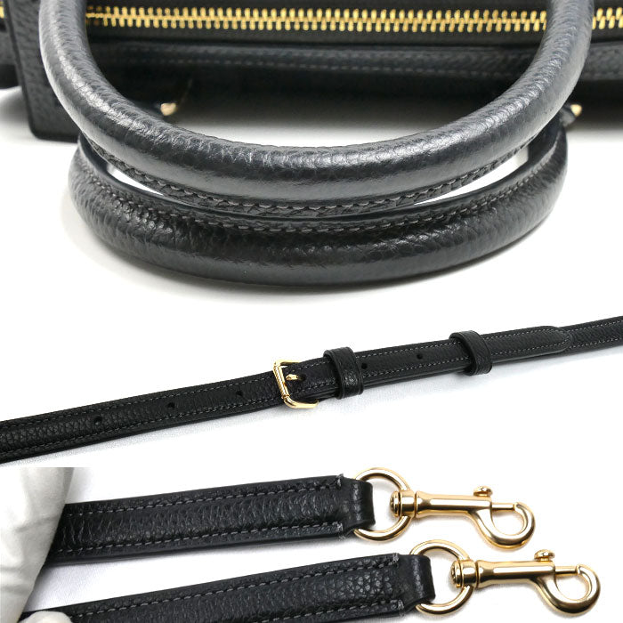 COACH コーチ ローアン サッチェル ボストンバッグ ブラック CV962 IMBLK レディース【中古】