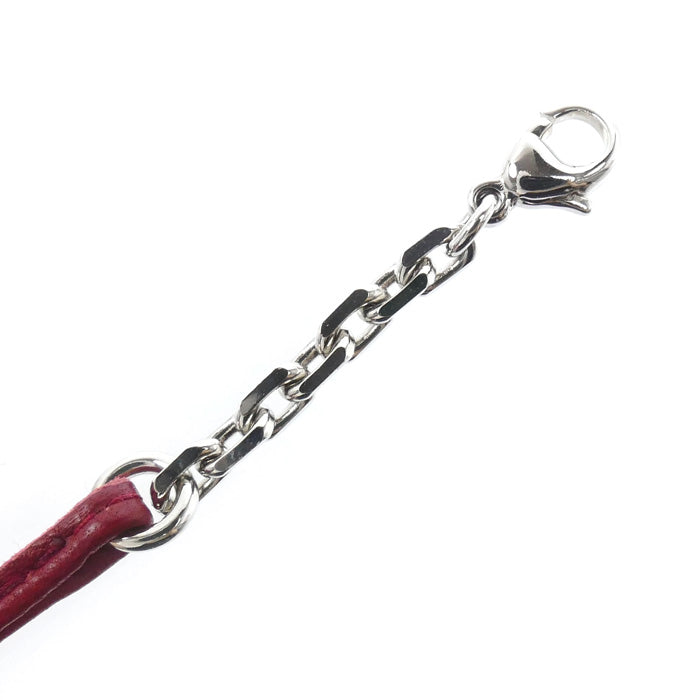 HERMES エルメス カルメンチータ グラン ポンポン 17 キーホルダー レッド バッグチャーム/ブックチャーム ユニセックス【中古】【美品】