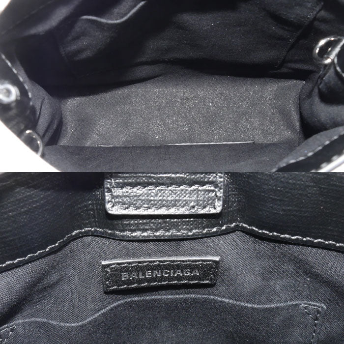 BALENCIAGA バレンシアガ ラージ ショッピング トートバッグ ブラック 693805 0AI2N 1000 レディース【中古】