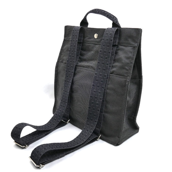 HERMES エルメス エールラインアドMM リュック・デイパック グレー レディース【中古】