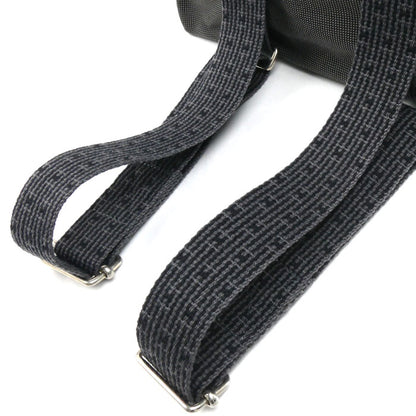 HERMES エルメス エールラインアドMM リュック・デイパック グレー レディース【中古】