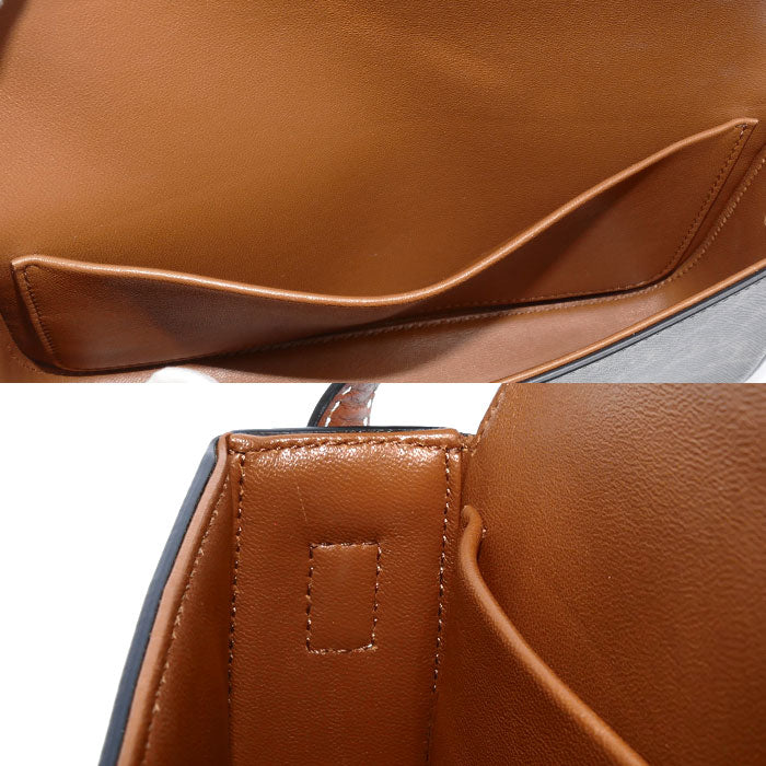 CELINE セリーヌ トリオンフ クロード ショルダーバッグ ブラウン 194142CUZ レディース【中古】【美品】