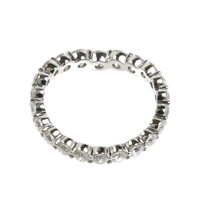 HARRY WINSTON ハリーウィンストン Pt950プラチナ トゥルーリー バンド リング・指輪 WBDPRDVBFT ダイヤモンド 9号 3.3g レディース【中古】【美品】