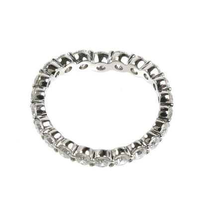 HARRY WINSTON ハリーウィンストン Pt950プラチナ トゥルーリー バンド リング・指輪 WBDPRDVBFT ダイヤモンド 9号 3.3g レディース【中古】【美品】