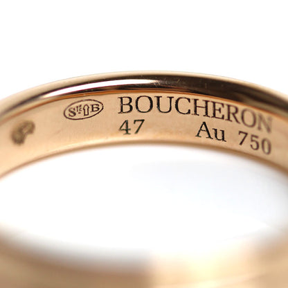 Boucheron ブシュロン K18PG ピンクゴールド ゴドロン リング・指輪 JAL00009 7号 47 3.2g レディース【中古】