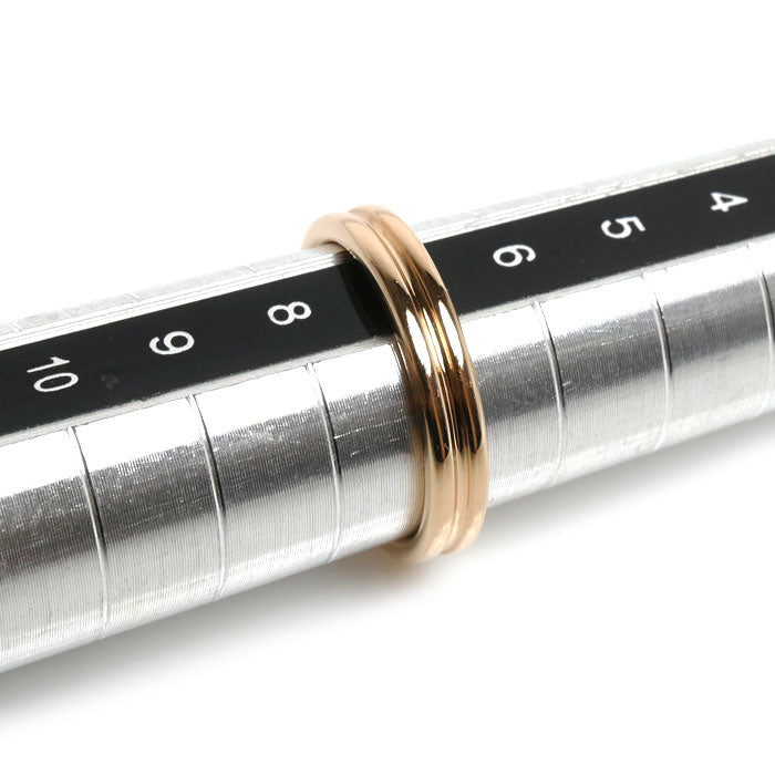 Boucheron ブシュロン K18PG ピンクゴールド ゴドロン リング・指輪 JAL00009 7号 47 3.2g レディース【中古】