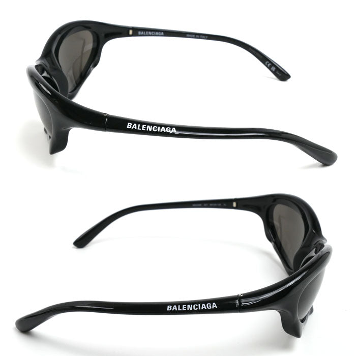 BALENCIAGA バレンシアガ バットレクタングル サングラス BB0229S 001 59□20-125 ユニセックス【中古】