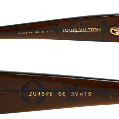 LOUIS VUITTON ルイ・ヴィトン オプセシオンGM サングラス ブラウン Z0459E 59□15 E1122 レディース【中古】