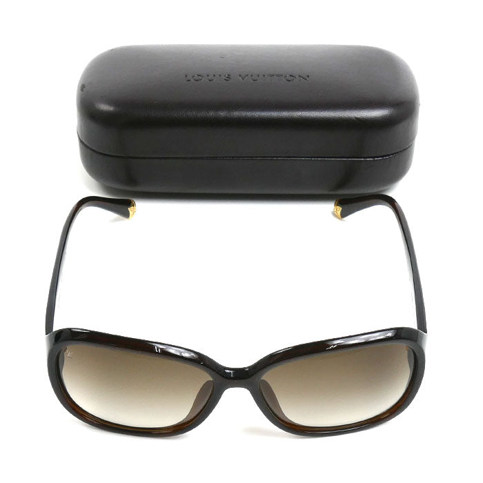 LOUIS VUITTON ルイ・ヴィトン オプセシオンGM サングラス ブラウン Z0459E 59□15 E1122 レディース【中古】